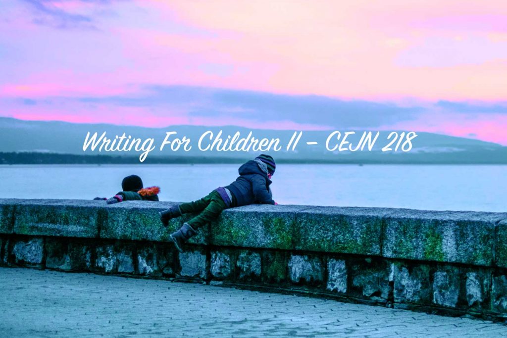Teaching Winter 2017 at Concordia University Writing For Children II – CEJN 218